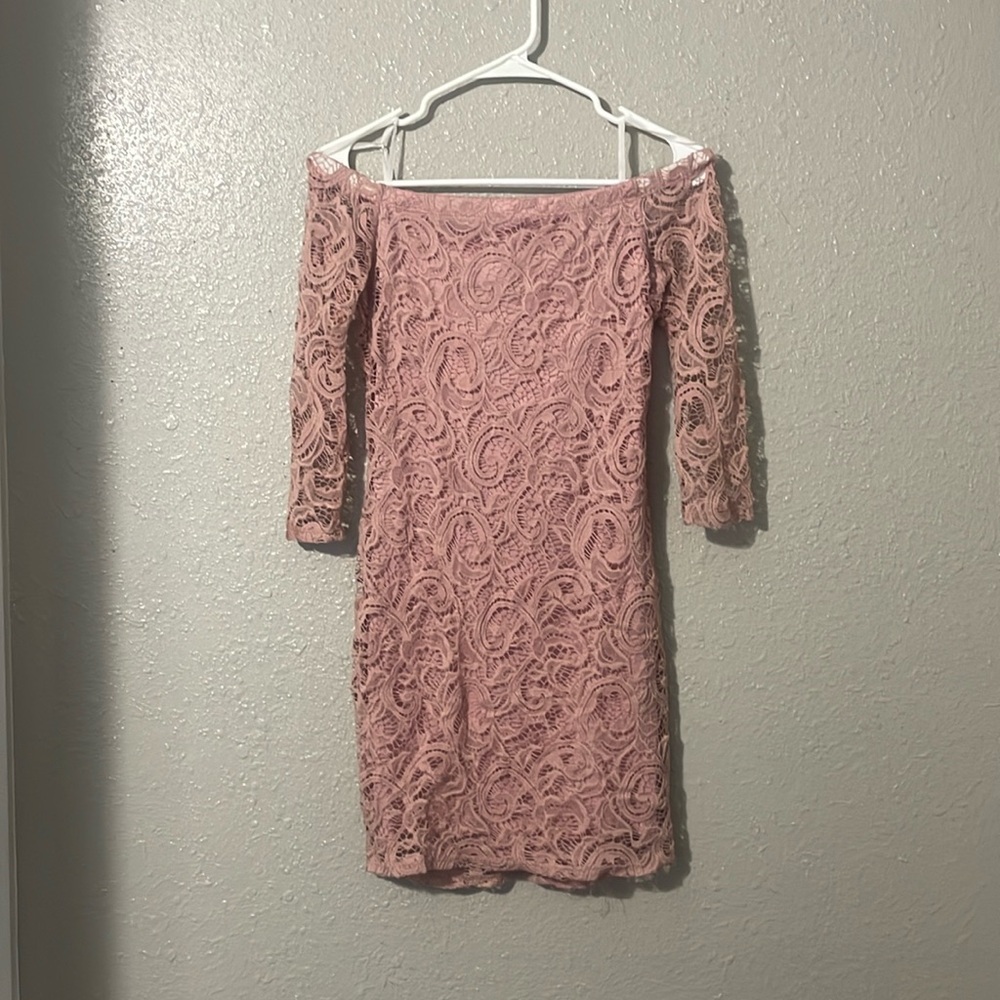Over the shoulder dress